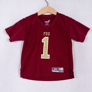 Gen2 FSU Football Jersey Toddler 3T Garnet Mesh V Neck Florida State Seminoles